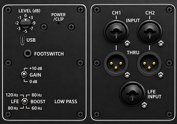 LFE12 Inputs and Controls